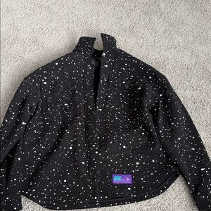 Melody Ehsani Black and White Speckled Kids Puffer Jacket